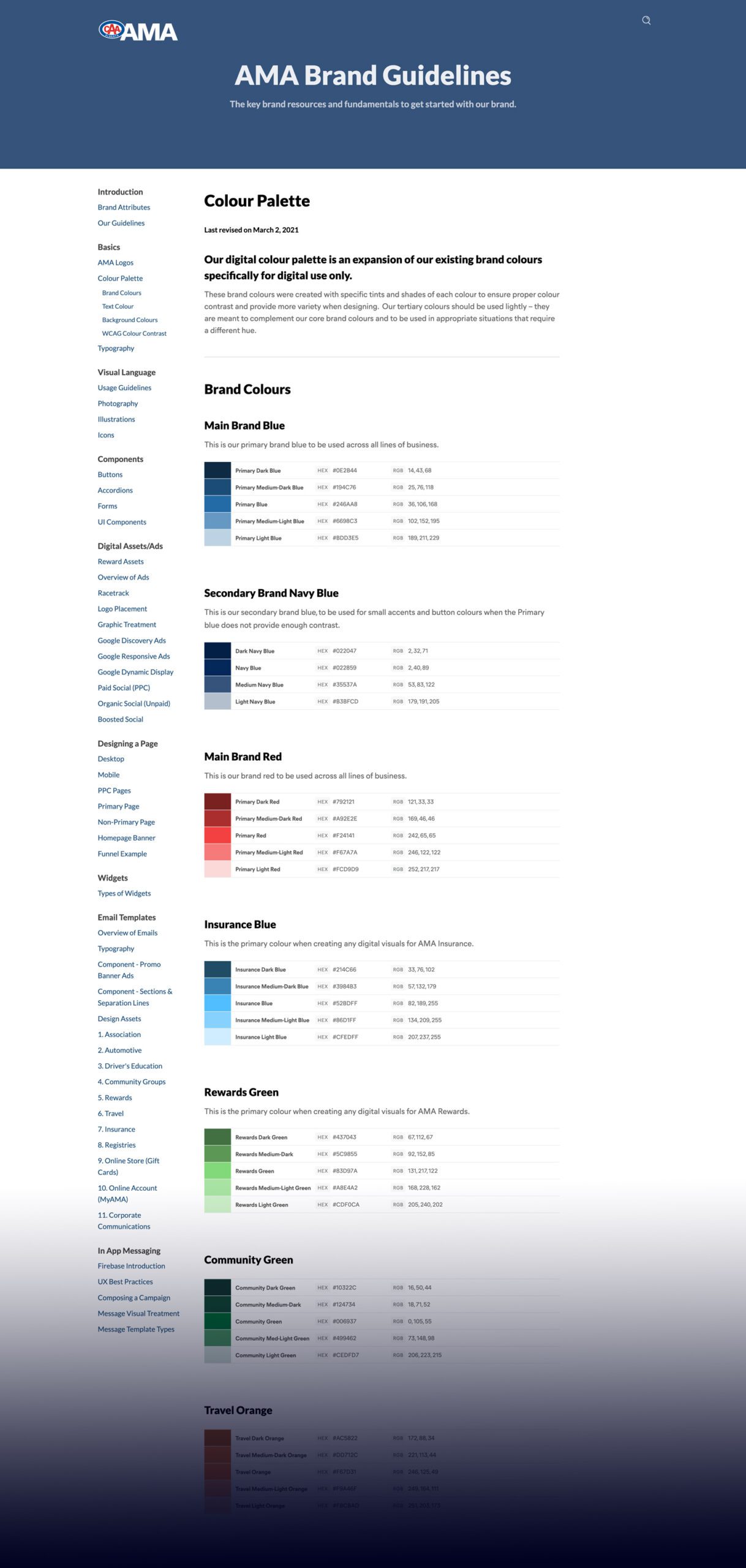 Colour system documentation